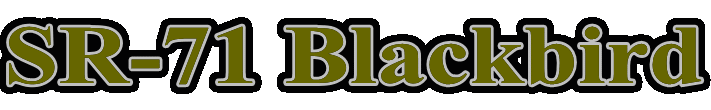 SR-71 Blackbird