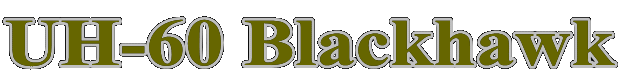UH-60 Blackhawk
